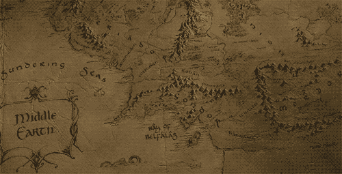 Animated map of Middle-earth